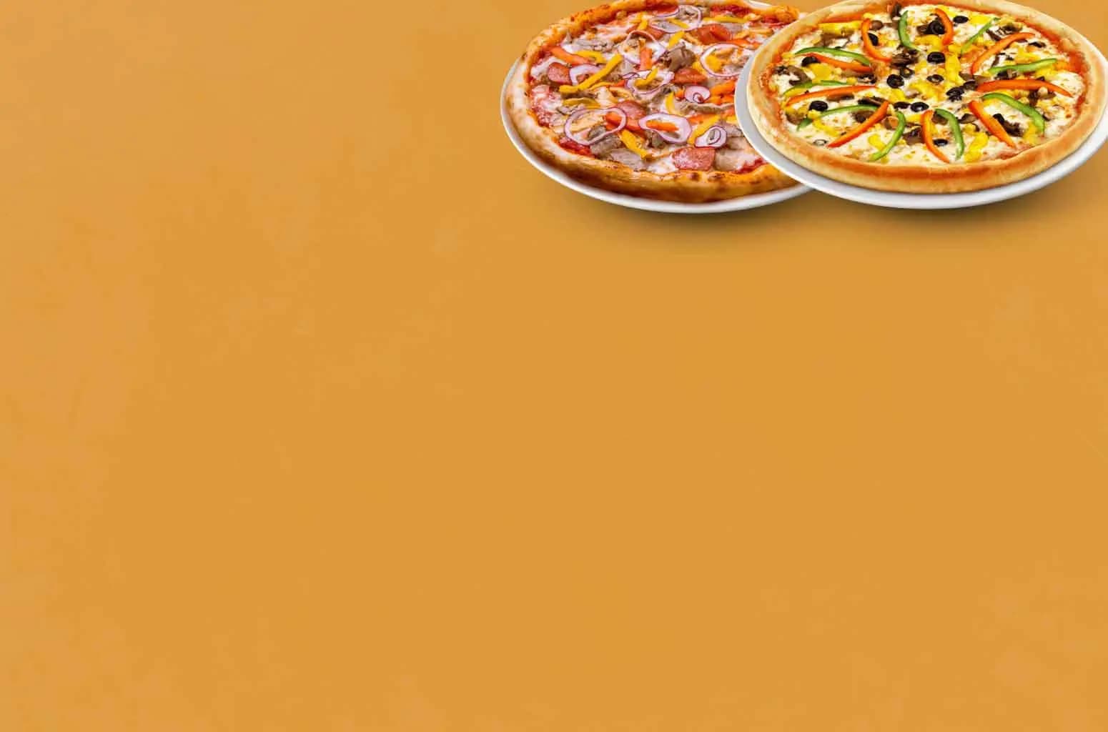 1 pizza achetée = La 2ème à -50%